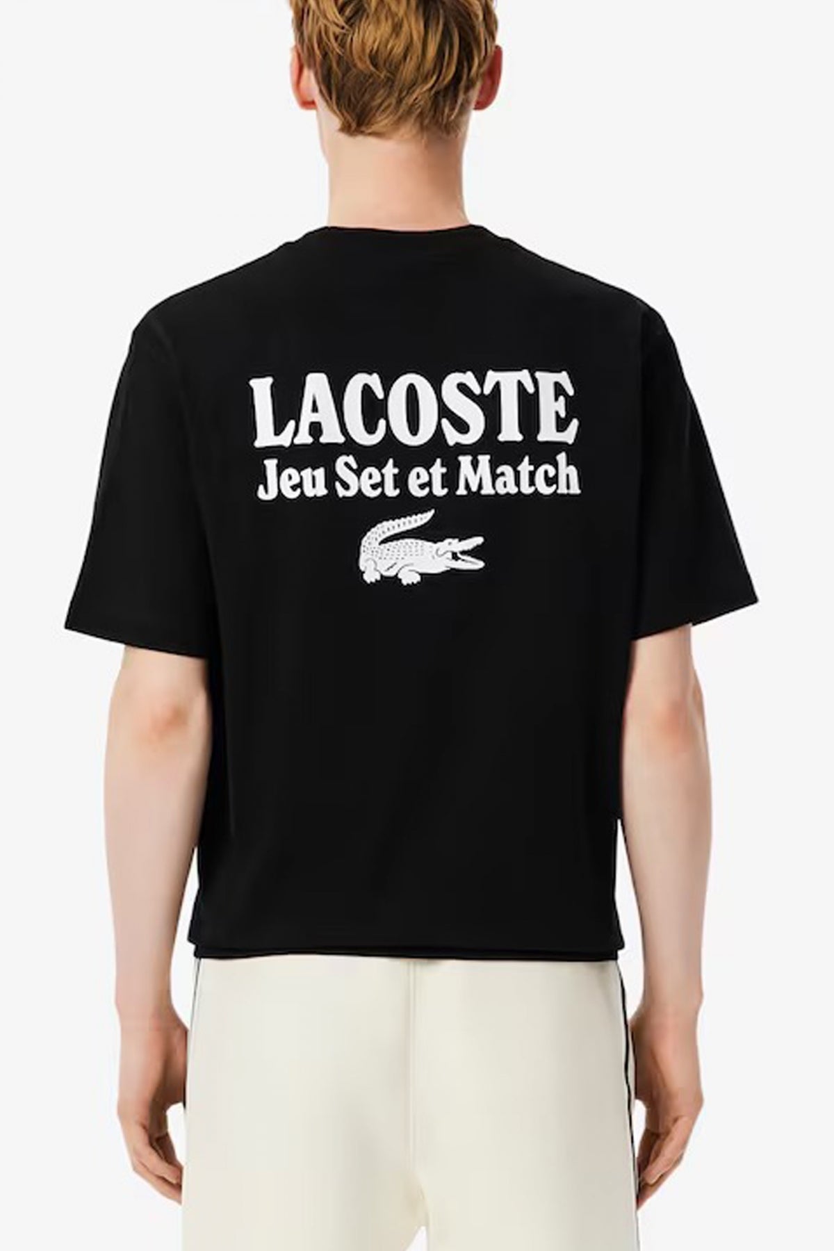 LACOSTE TH TEE SHIRT en color NEGRO  (3)