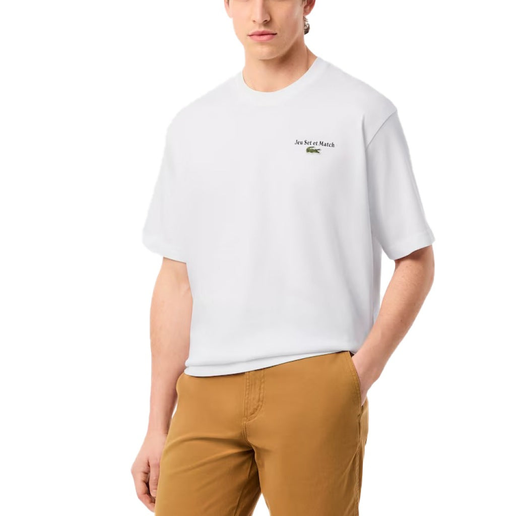 LACOSTE TH TEE SHIRT en color BLANCO  (2)