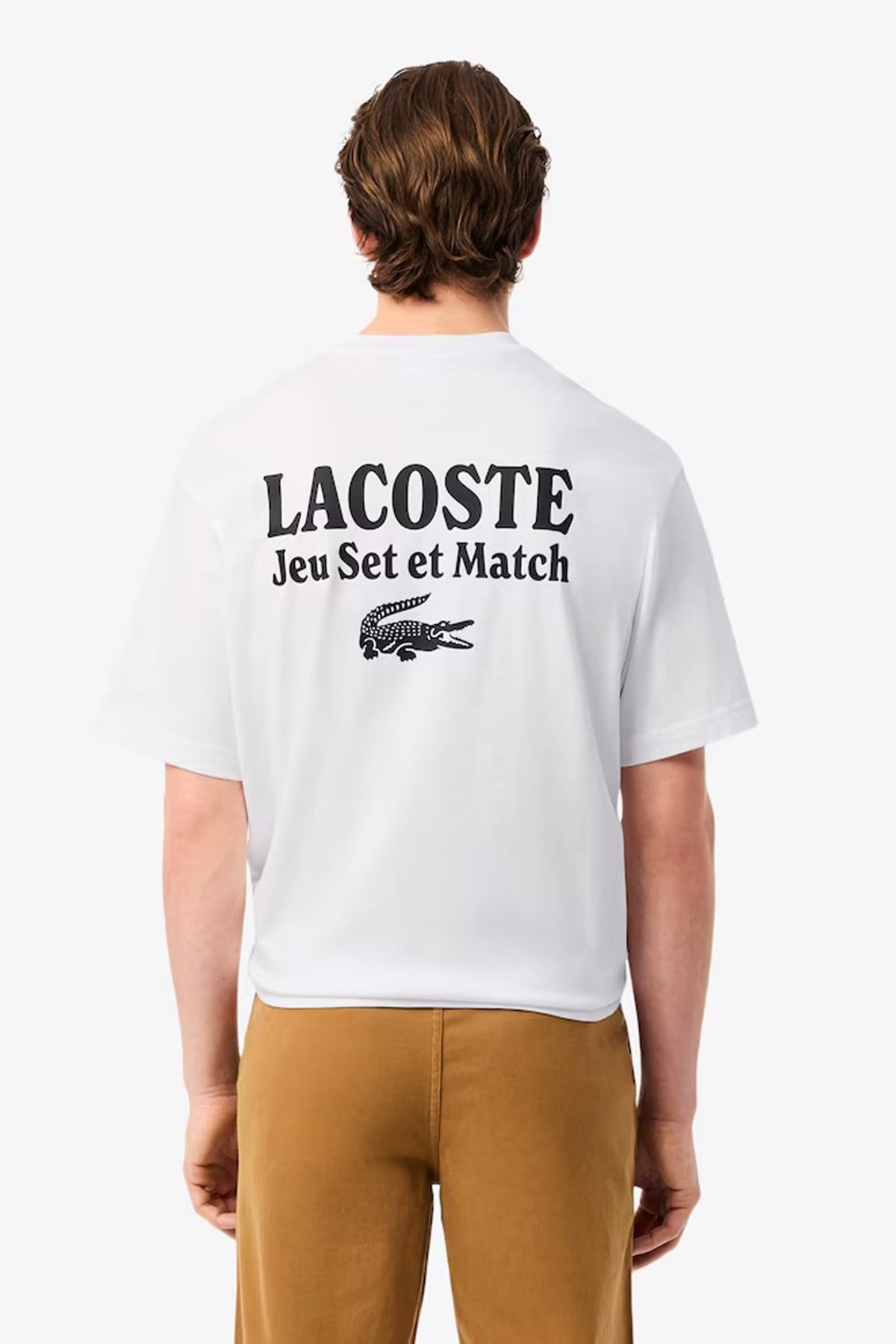 LACOSTE TH TEE SHIRT en color BLANCO  (3)