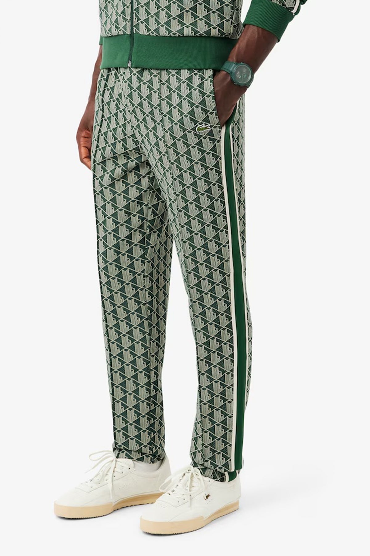 LACOSTE TRACKSUIT TROUSERS en color VERDE  (1)