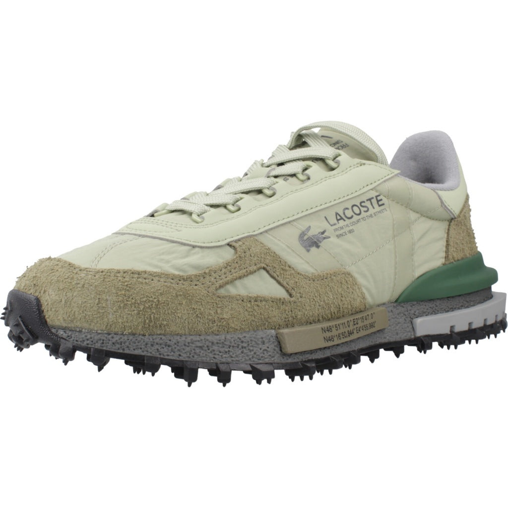 LACOSTE  MEN'S ELITE ACTIVE SNEAKE  en color VERDE  (1)