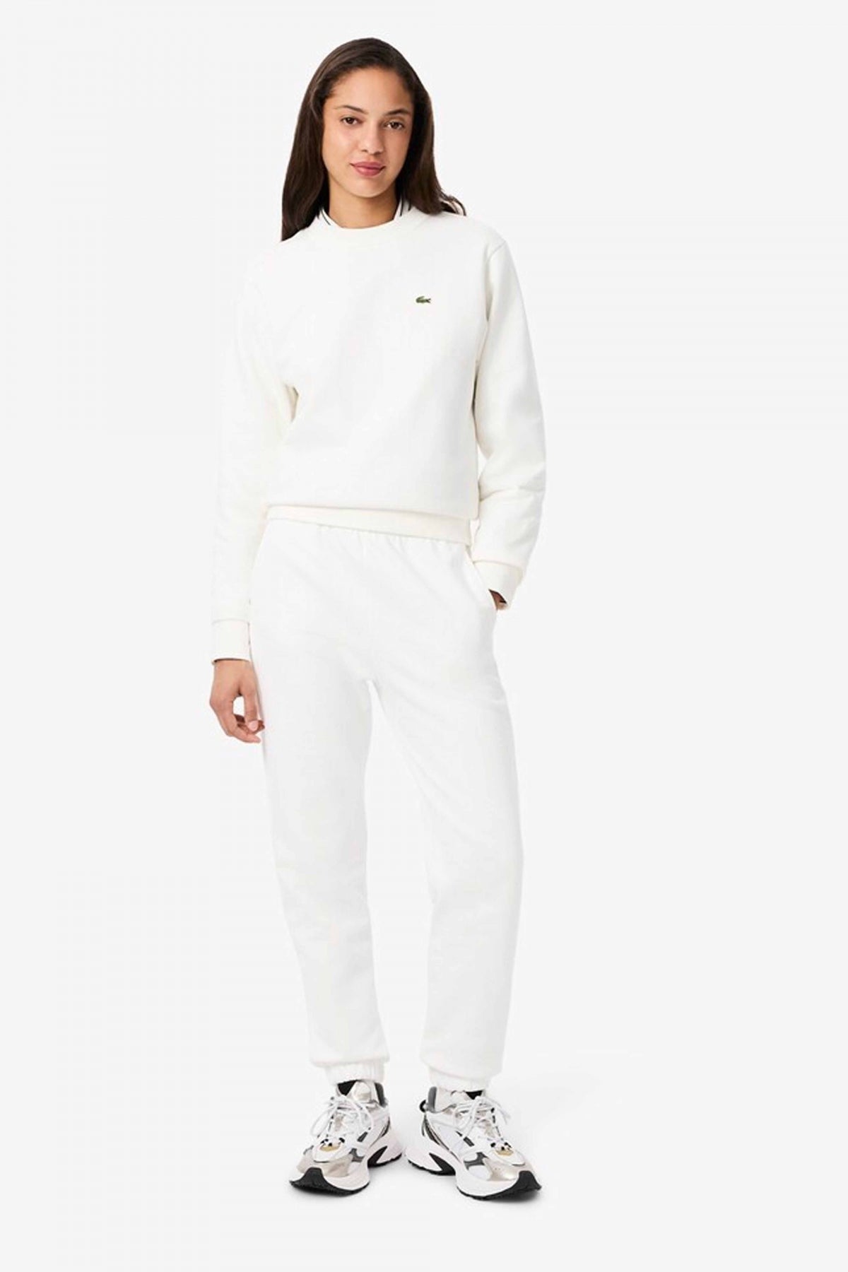 LACOSTE FLEECE SWEATPANTS en color BLANCO  (4)