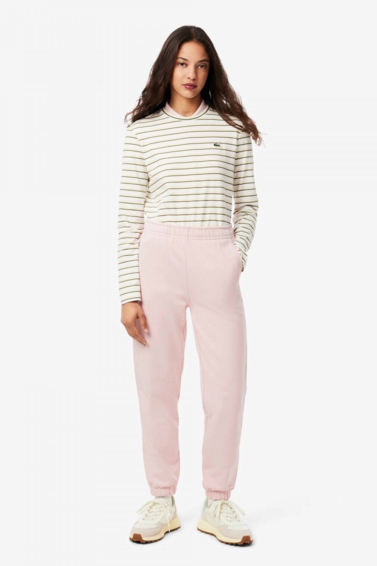 LACOSTE FLEECE SWEATPANTS en color ROSA  (4)