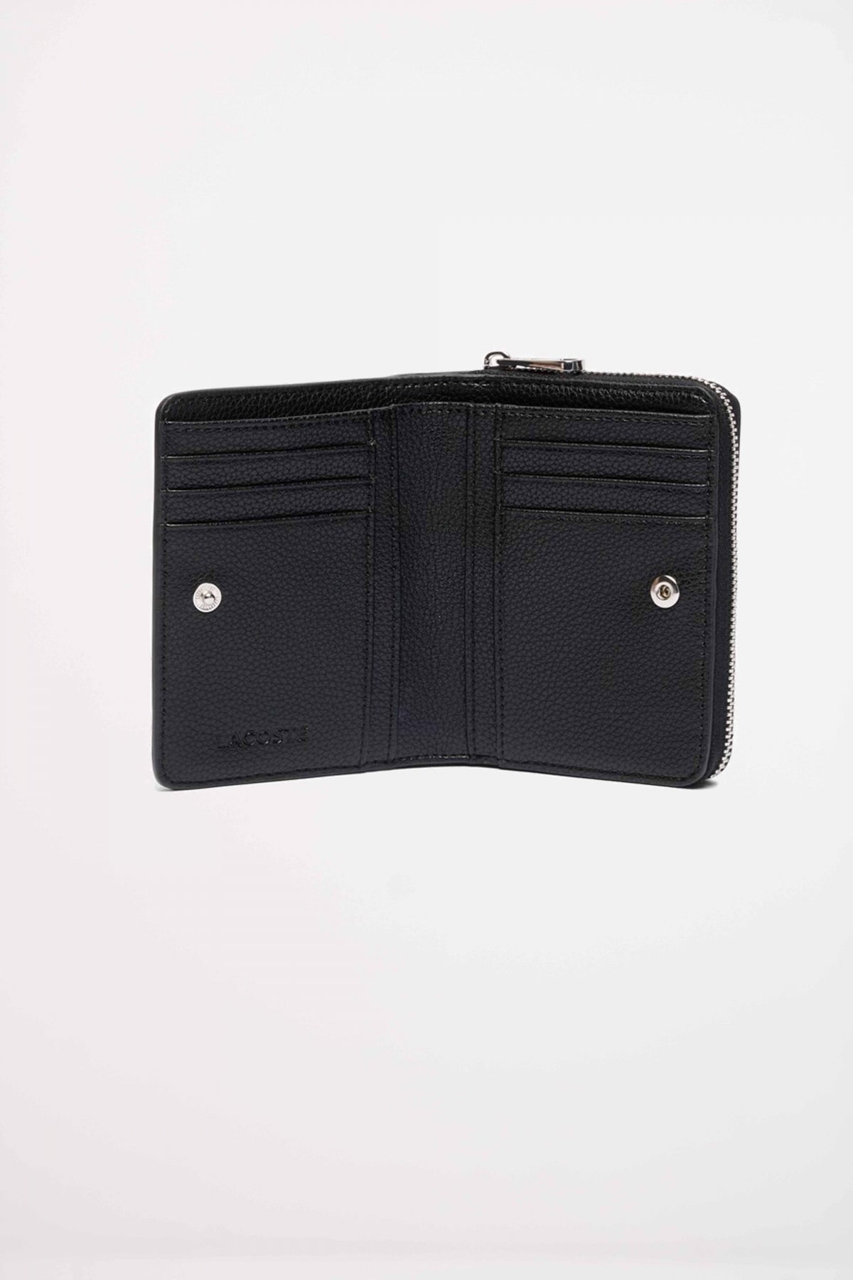 LACOSTE COMPACT ZIP WALLET en color NEGRO  (2)