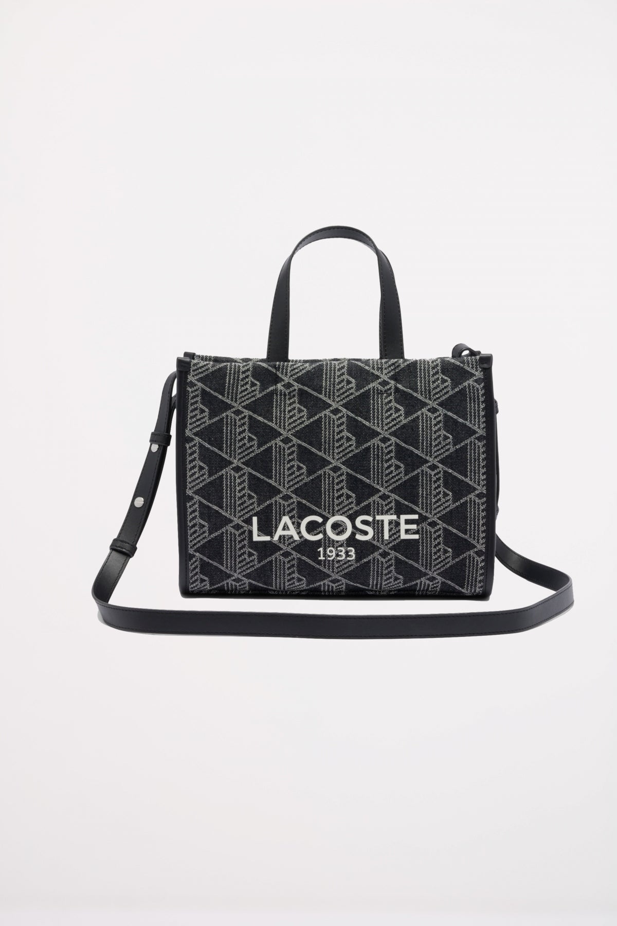 LACOSTE HERITAGE JACQUARD COTTON S en color NEGRO  (1)
