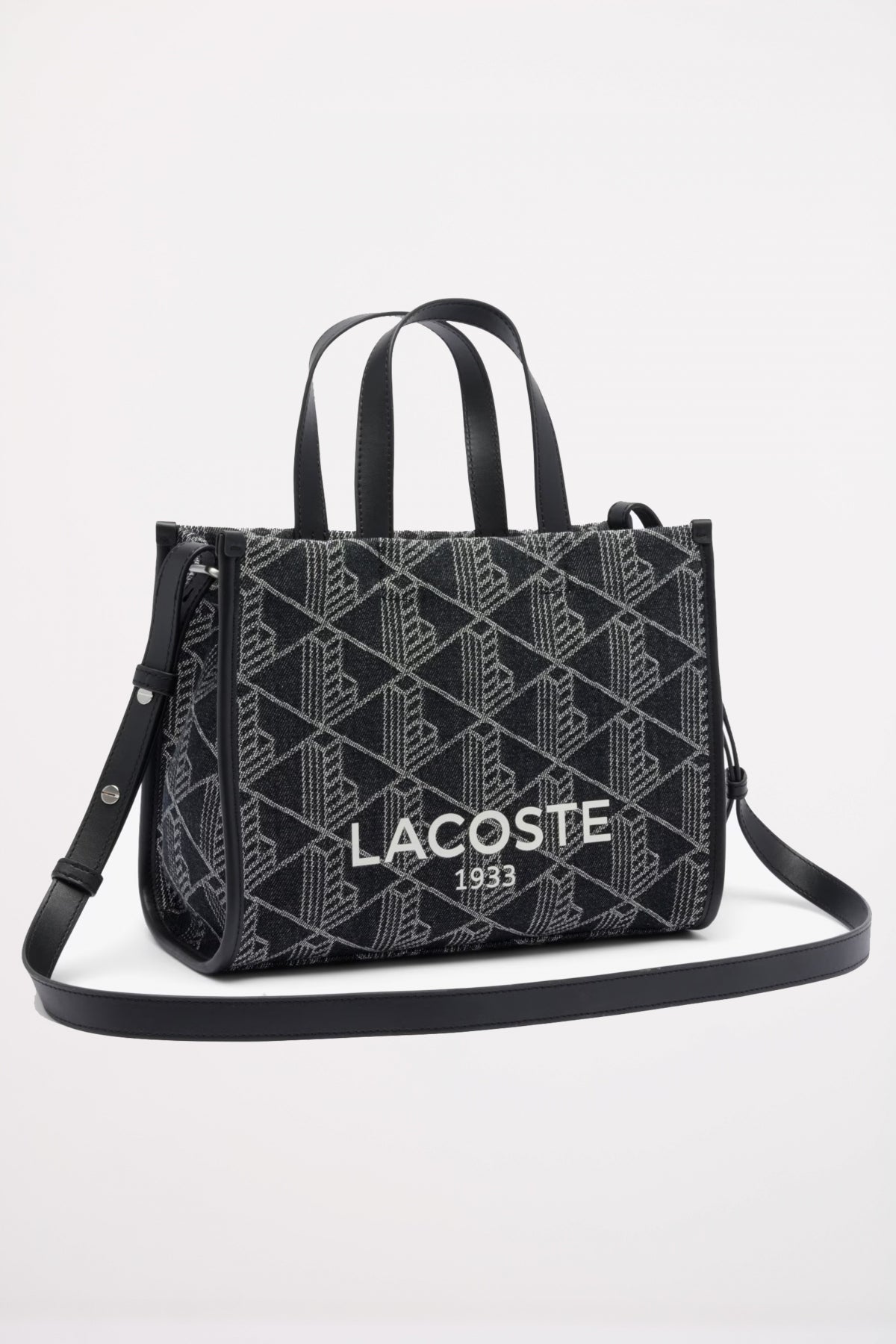 LACOSTE HERITAGE JACQUARD COTTON S en color NEGRO  (3)
