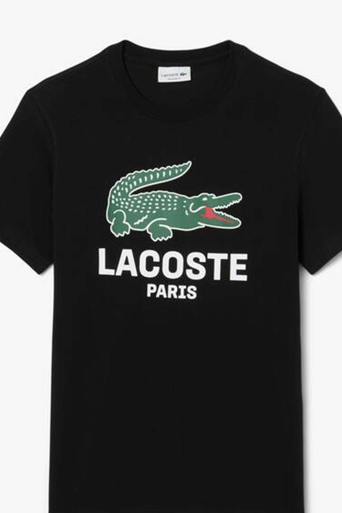 LACOSTE TEE SHIRT TURTLE NECK en color NEGRO  (2)