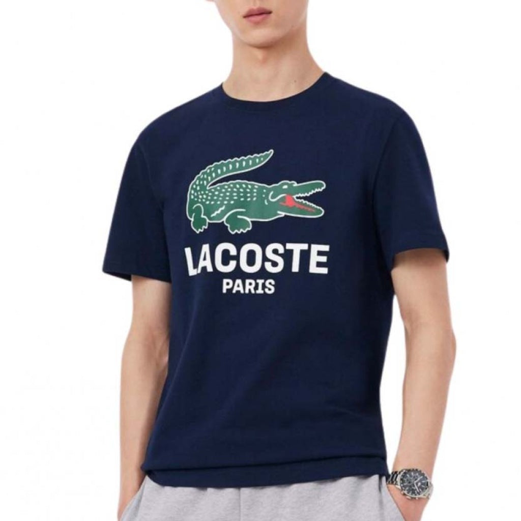 LACOSTE TEE SHIRT TURTLE NECK en color AZUL  (5)