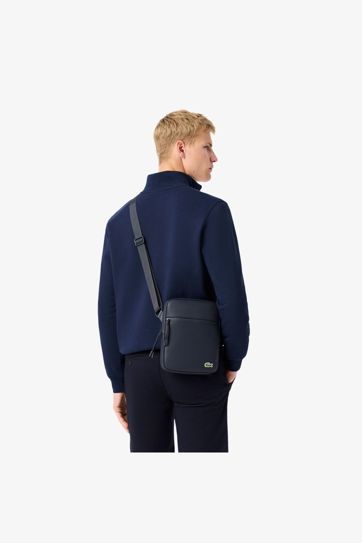LACOSTE NHLV CROSSOVER BAG en color AZUL  (5)