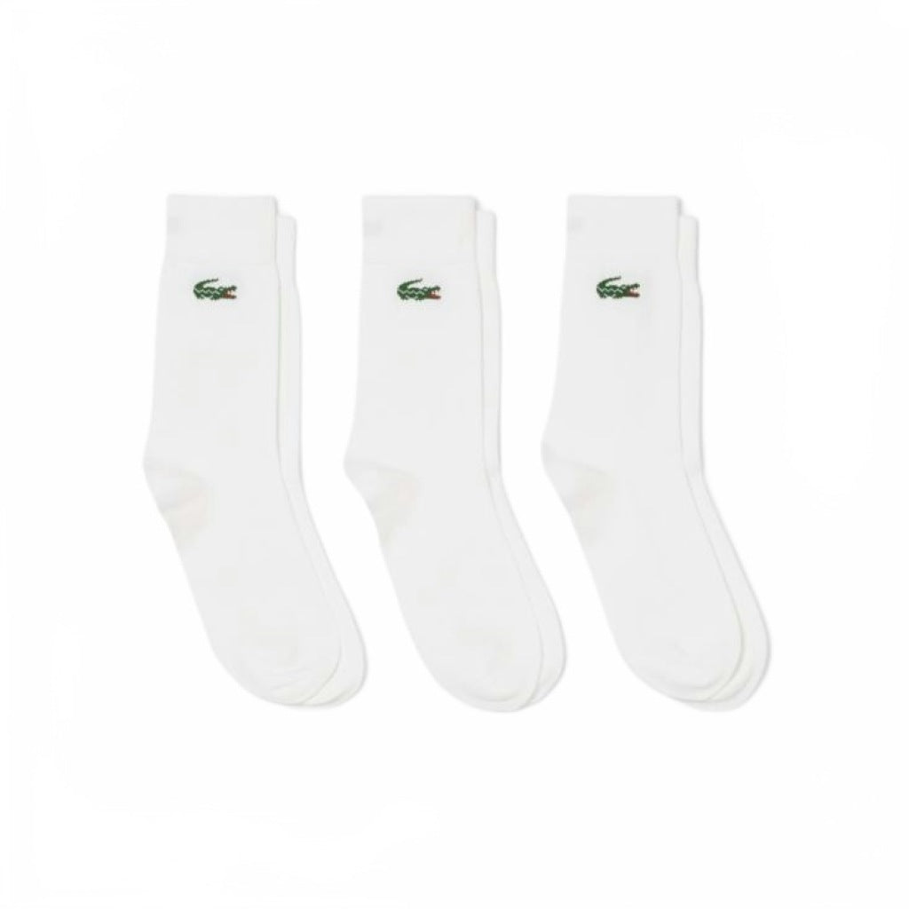LACOSTE RA CREW SOCKS en color BLANCO  (4)