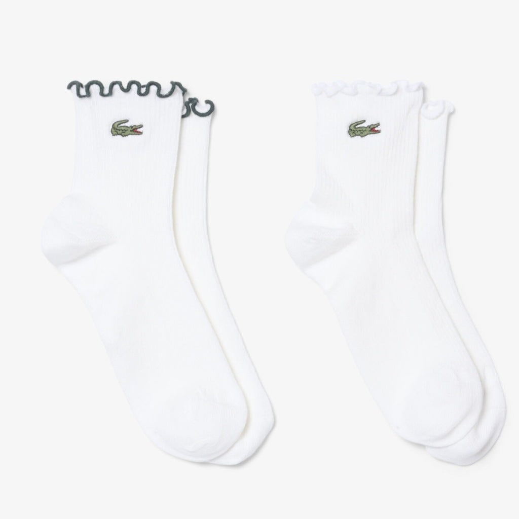 LACOSTE RA ANKLE SOCKS en color BLANCO  (4)