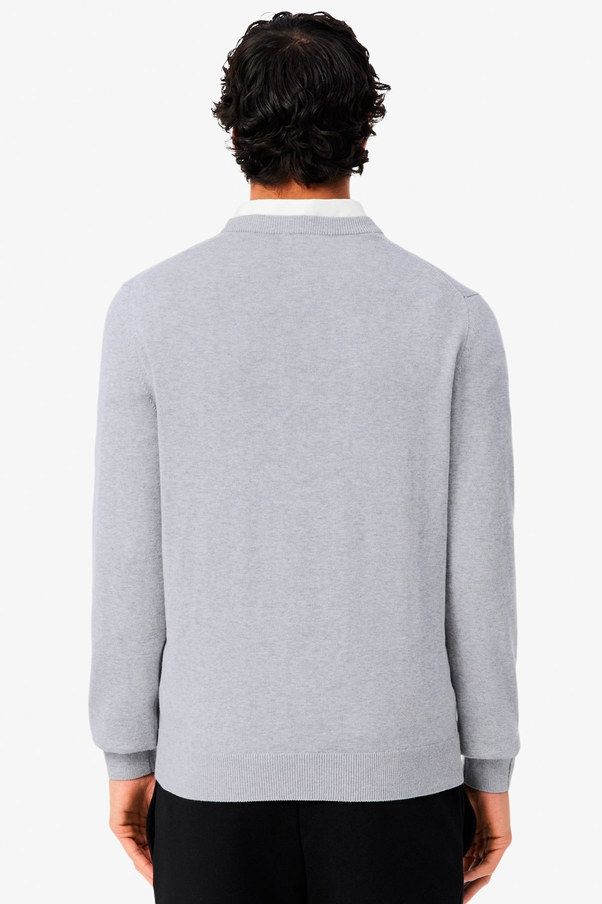 LACOSTE AH CREWNECKS SWEATERS en color GRIS  (2)
