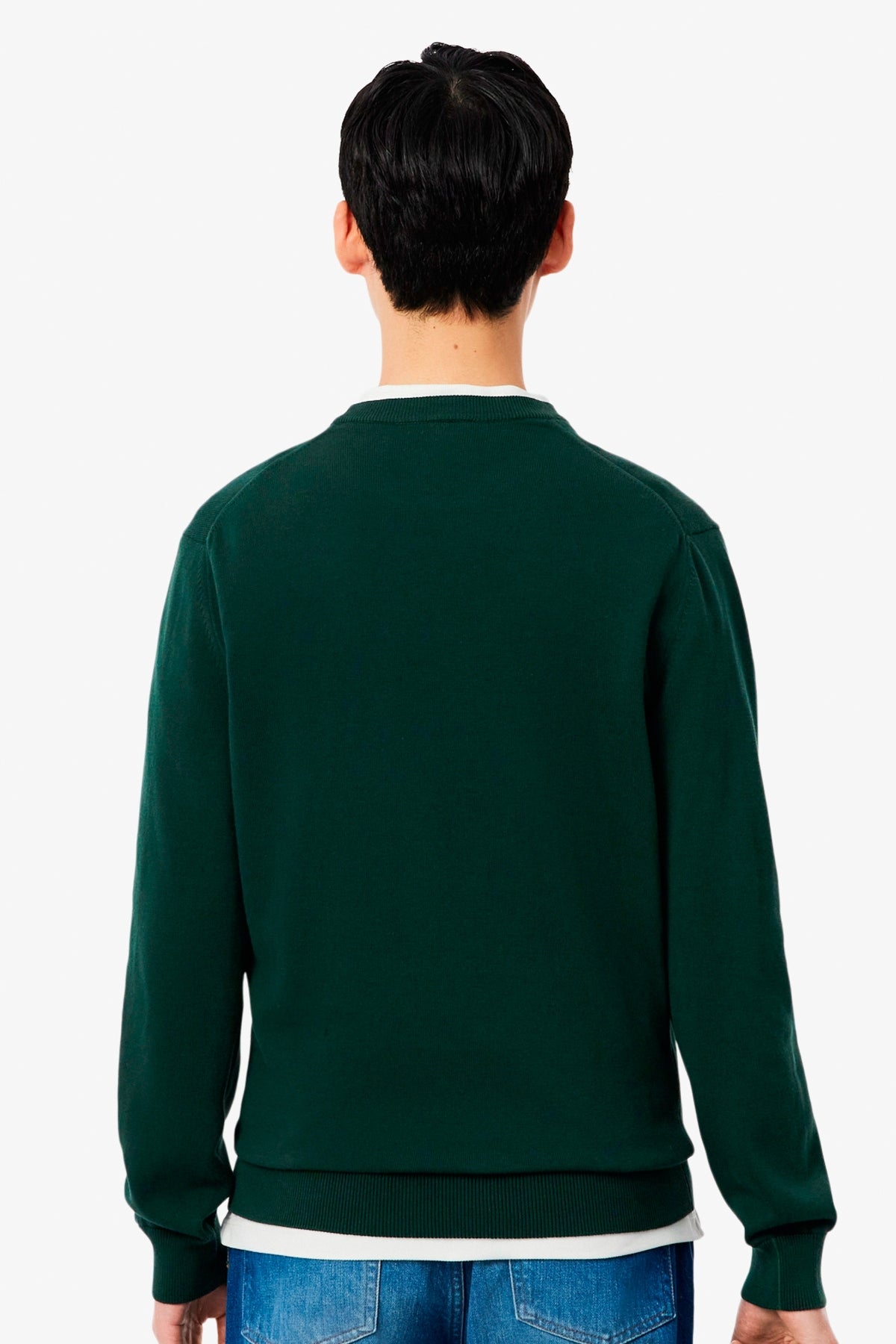 LACOSTE AH CREWNECKS SWEATERS en color VERDE  (2)