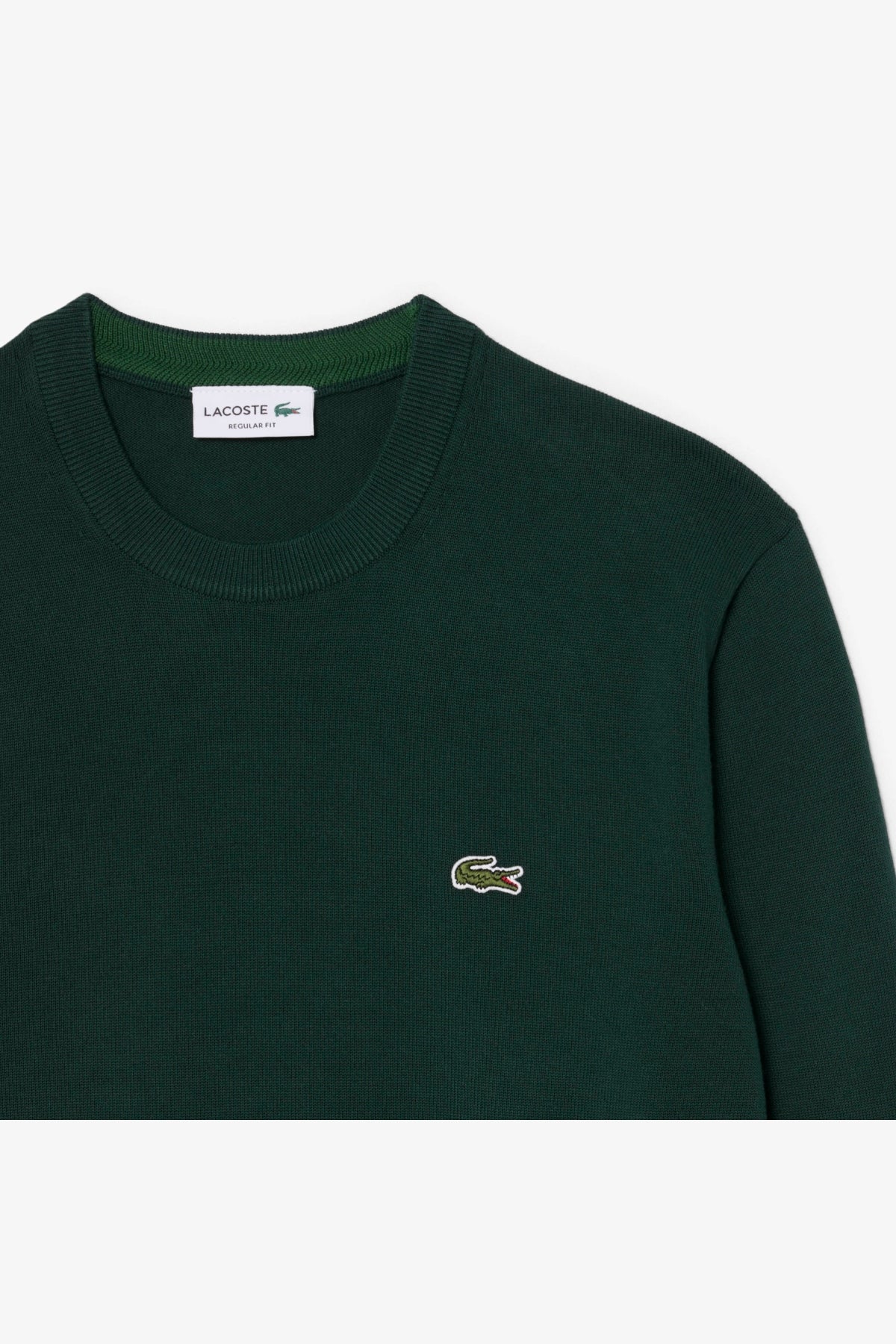 LACOSTE AH CREWNECKS SWEATERS en color VERDE  (4)