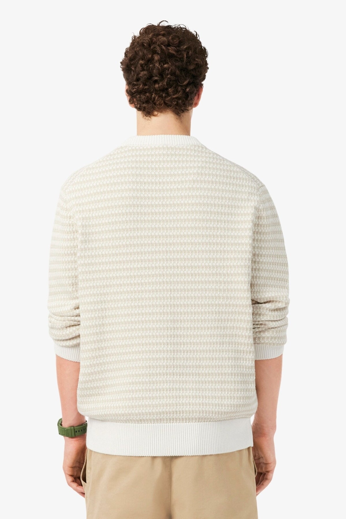LACOSTE AH CREWNECKS SWEATERS en color BLANCO  (2)