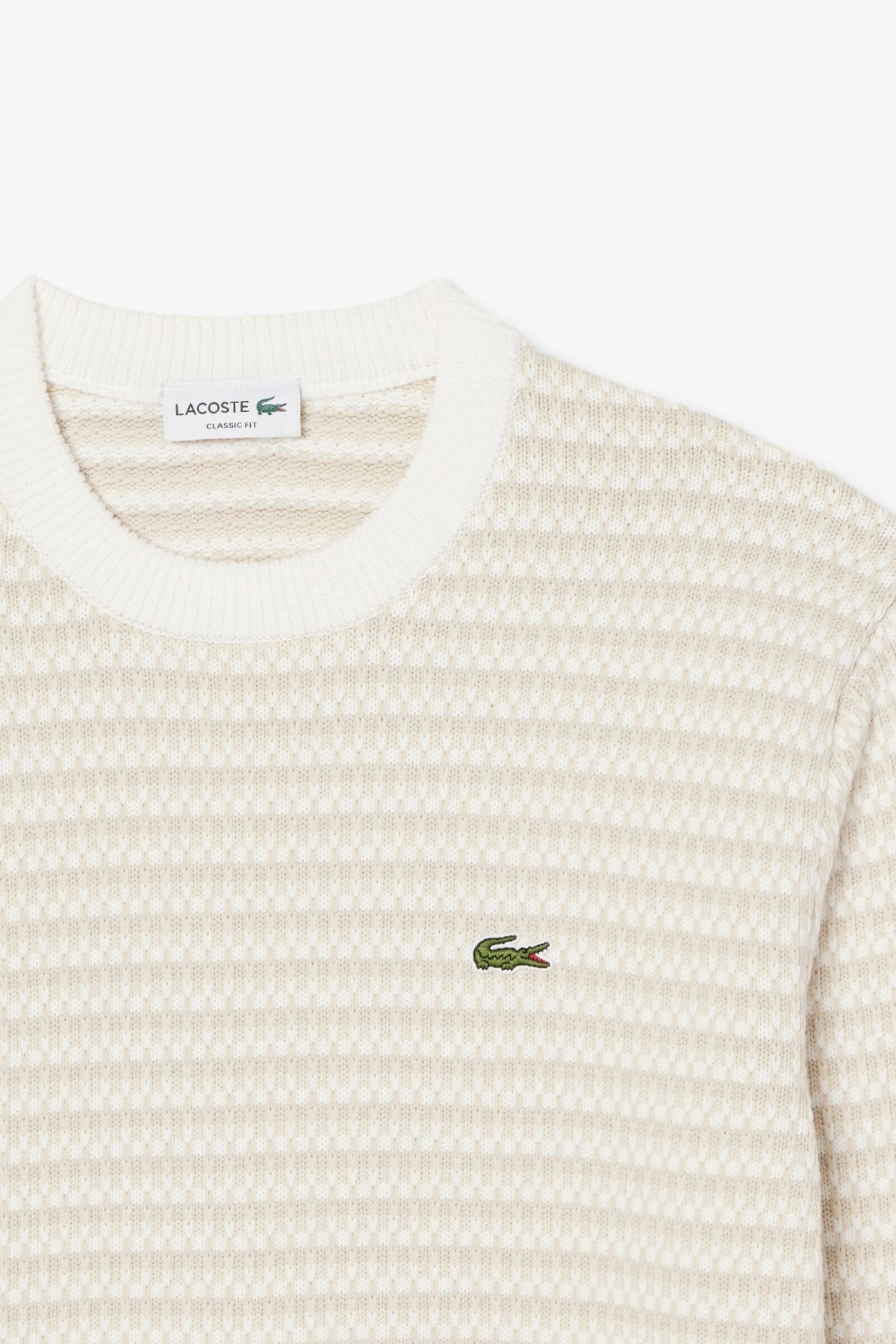 LACOSTE AH CREWNECKS SWEATERS en color BLANCO  (3)