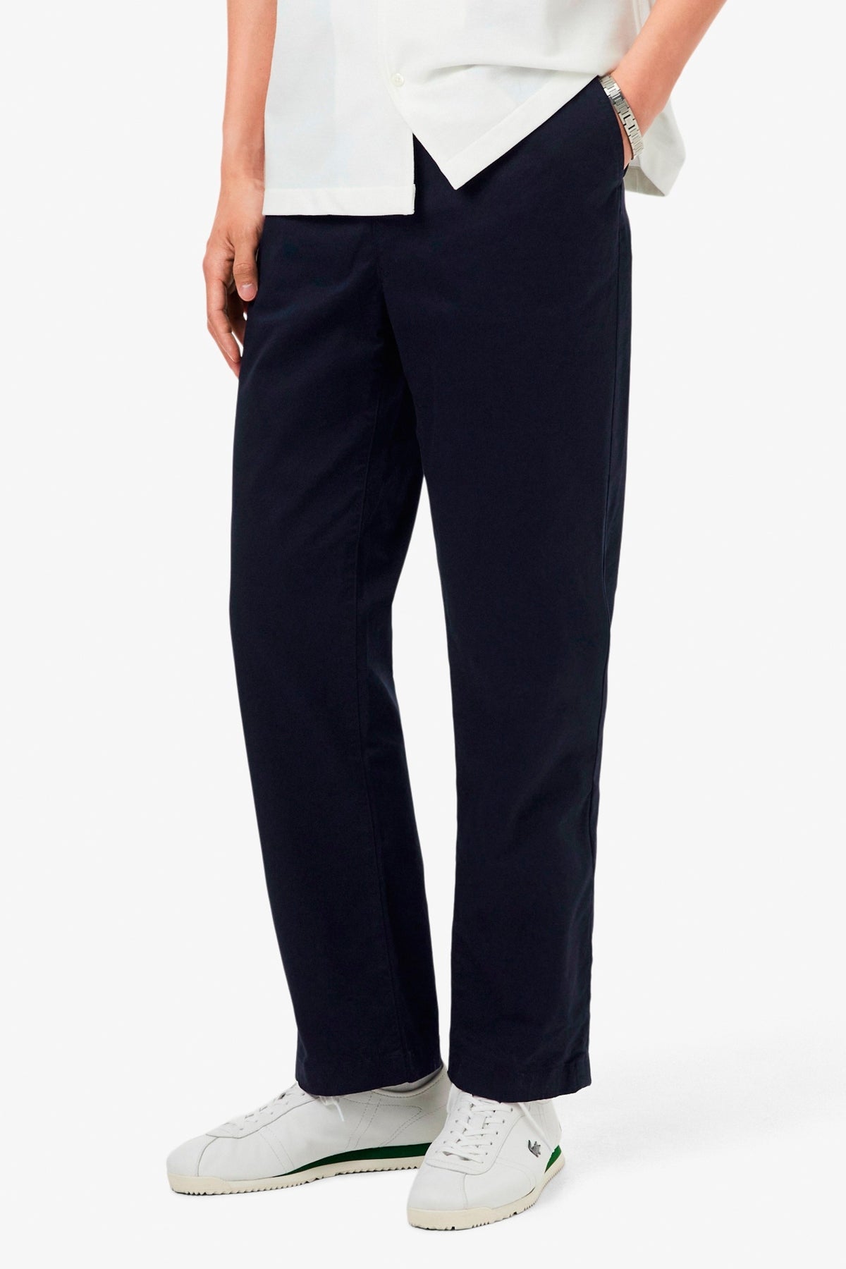 LACOSTE HH ELASTIC WAIST TROUSERS en color AZUL  (4)