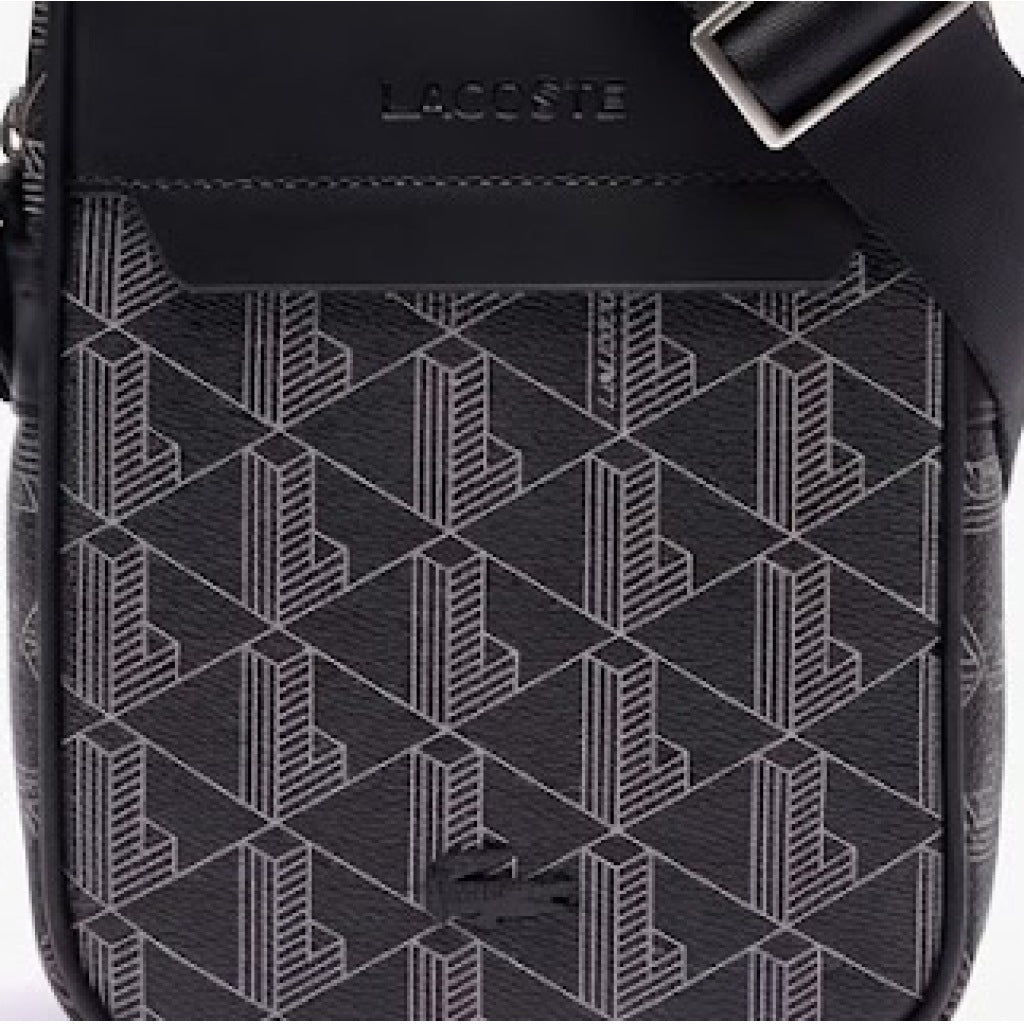 LACOSTE NHLX VERTICAL CAMERA BAG en color NEGRO  (6)