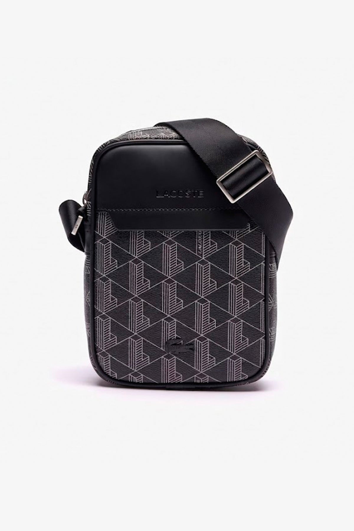 LACOSTE NHLX VERTICAL CAMERA BAG en color NEGRO  (1)