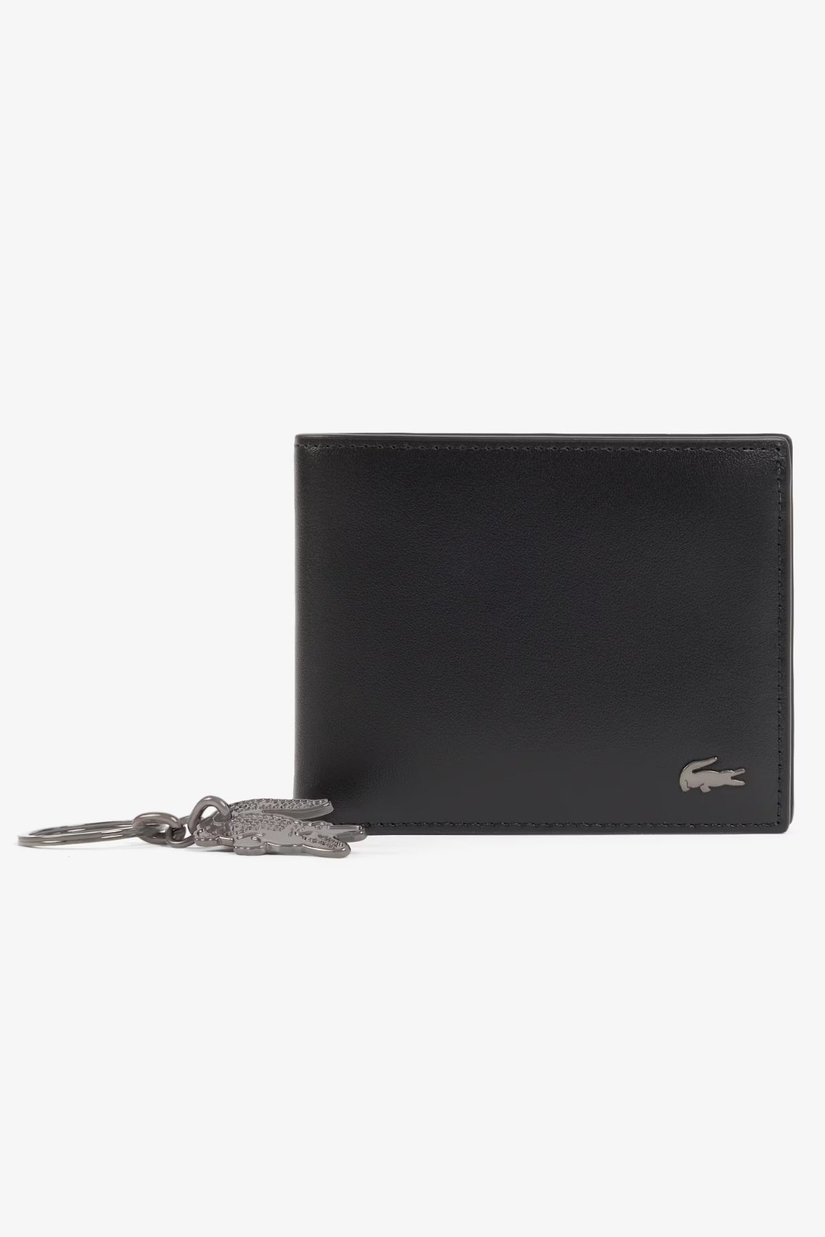 LACOSTE NHFG BILLFOLD KEY RING BOX en color NEGRO  (1)
