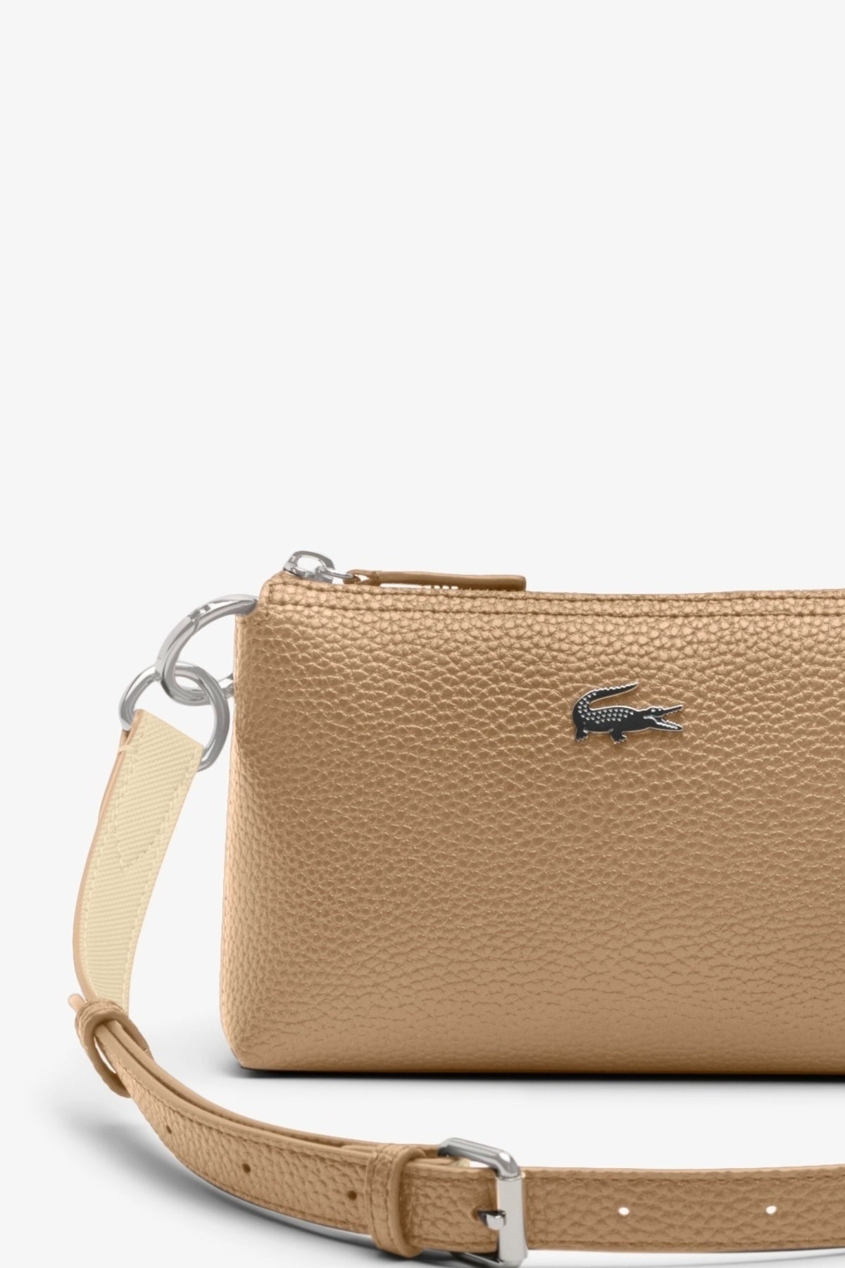 LACOSTE NFAA CROSSOVER BAG en color BEIS  (2)
