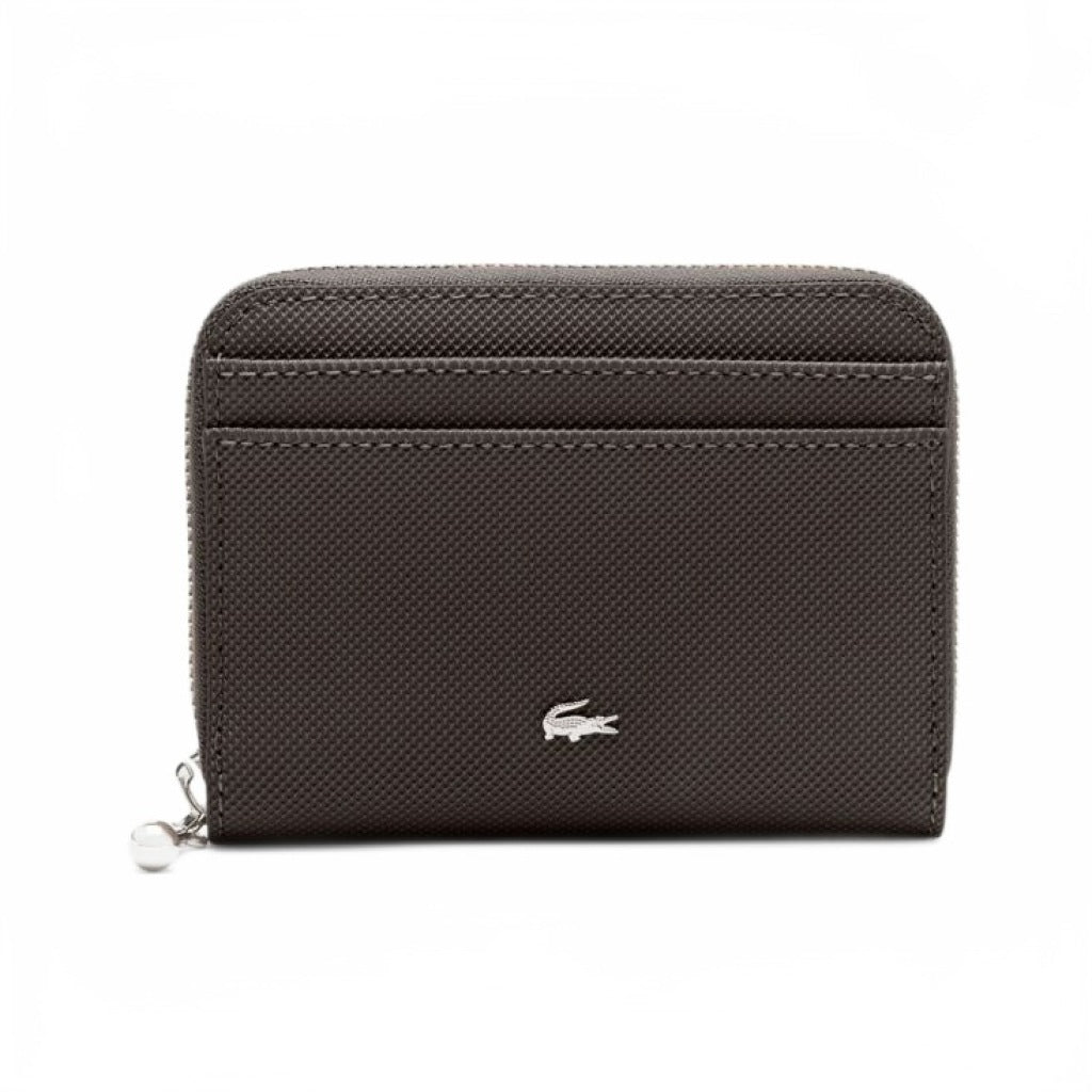 LACOSTE NFDZ ZIP COIN WALLET en color MARRON  (4)