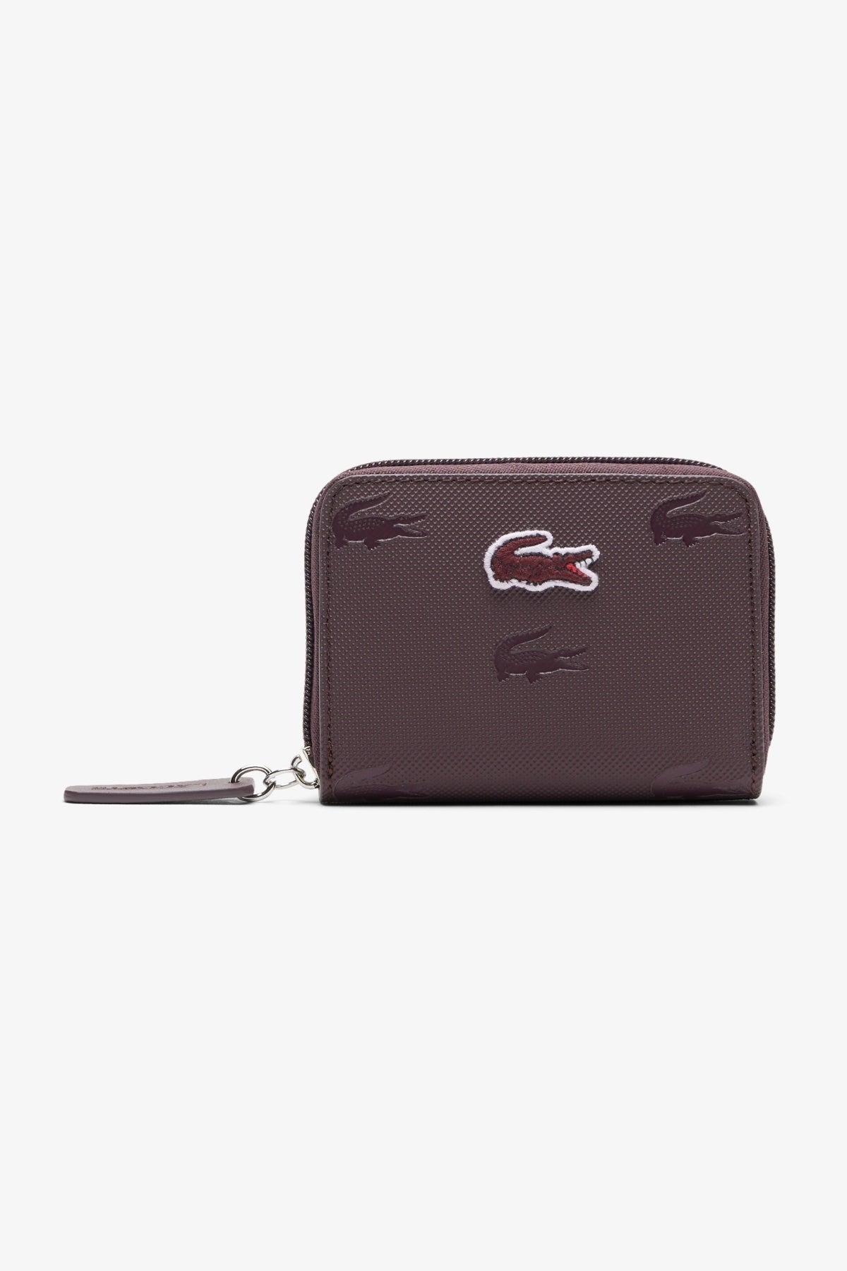 LACOSTE NFHN ZIP COIN WALLET en color MARRON  (1)
