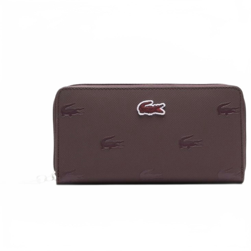 LACOSTE NFHN ZIP WALLET en color MARRON  (4)