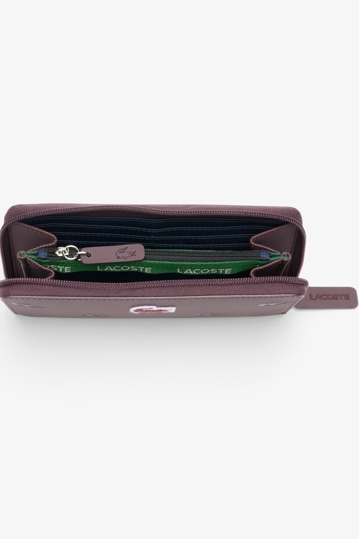LACOSTE NFHN ZIP WALLET en color MARRON  (2)