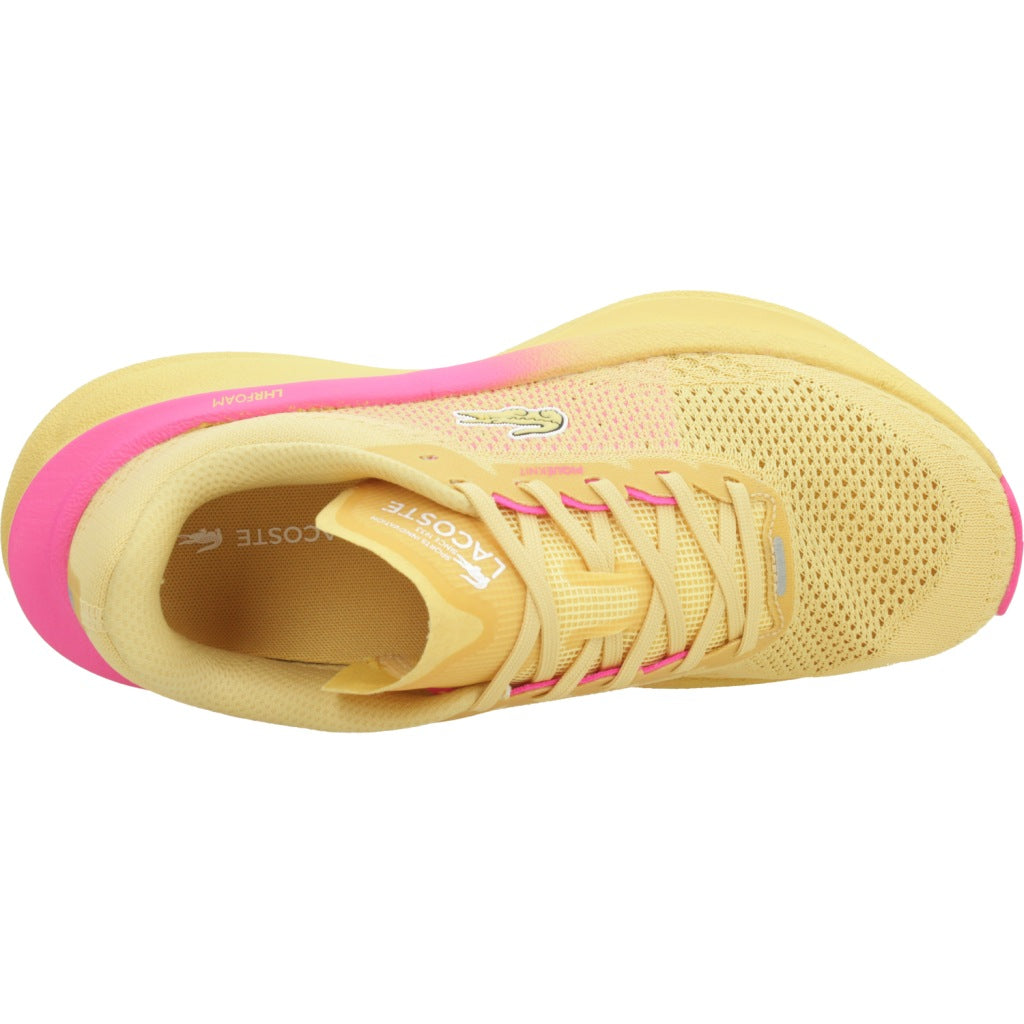 LACOSTE SFA NEO RUN en color AMARILLO  (7)