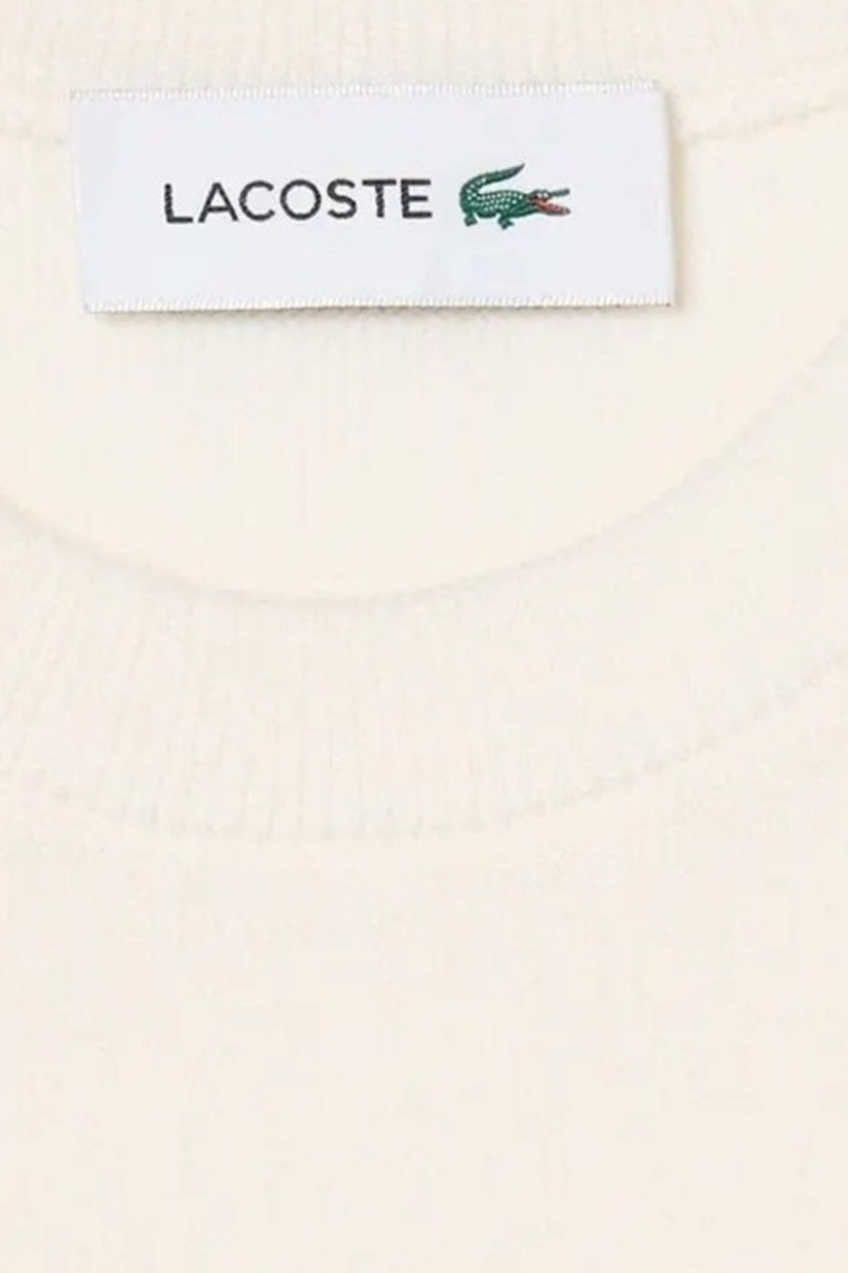 LACOSTE CREWNECKS SWEATERS en color BLANCO  (3)