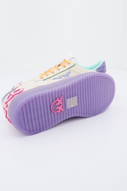 PINKO  NORMANDIA BASKET SNEAKE en color BEIS  (4)