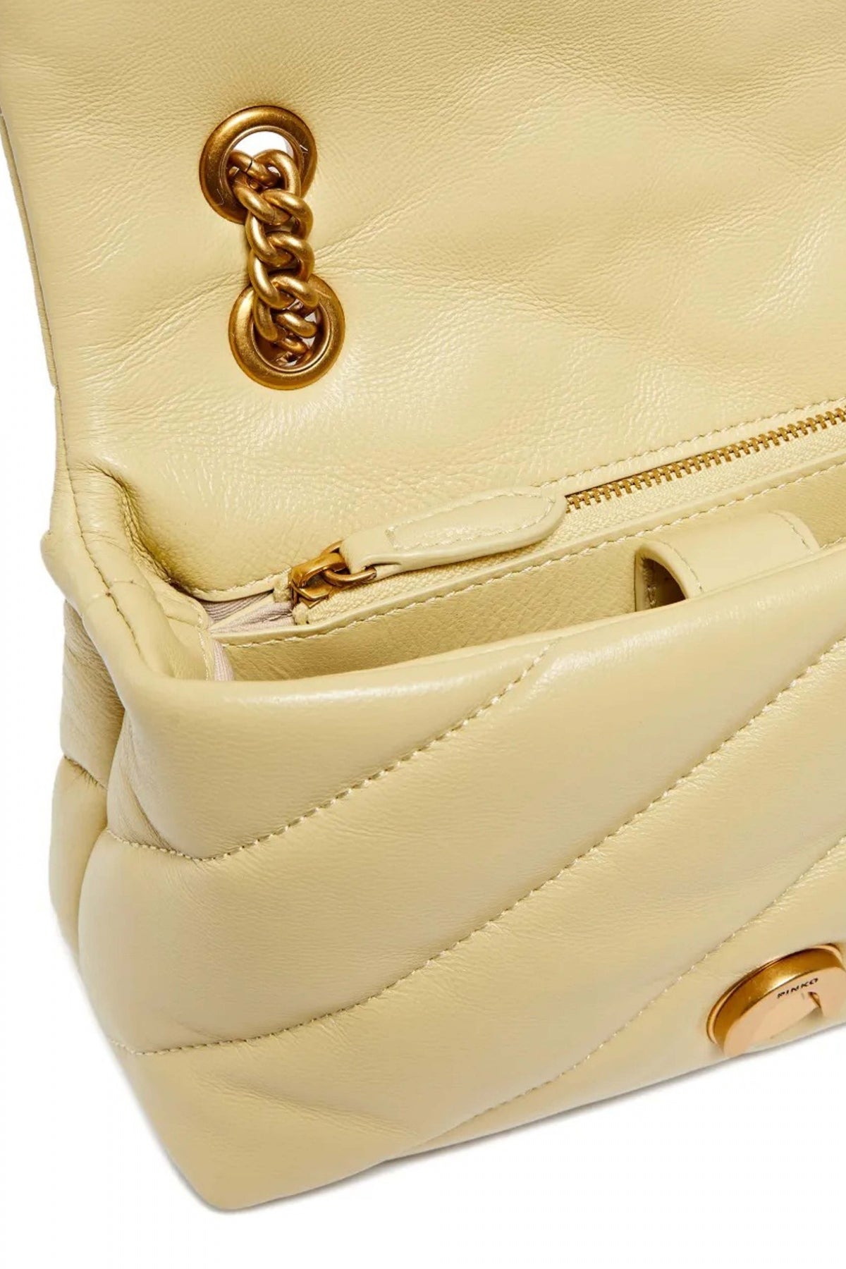 PINKO  LOVE MINI PUFF CL SHEEP en color AMARILLO  (4)