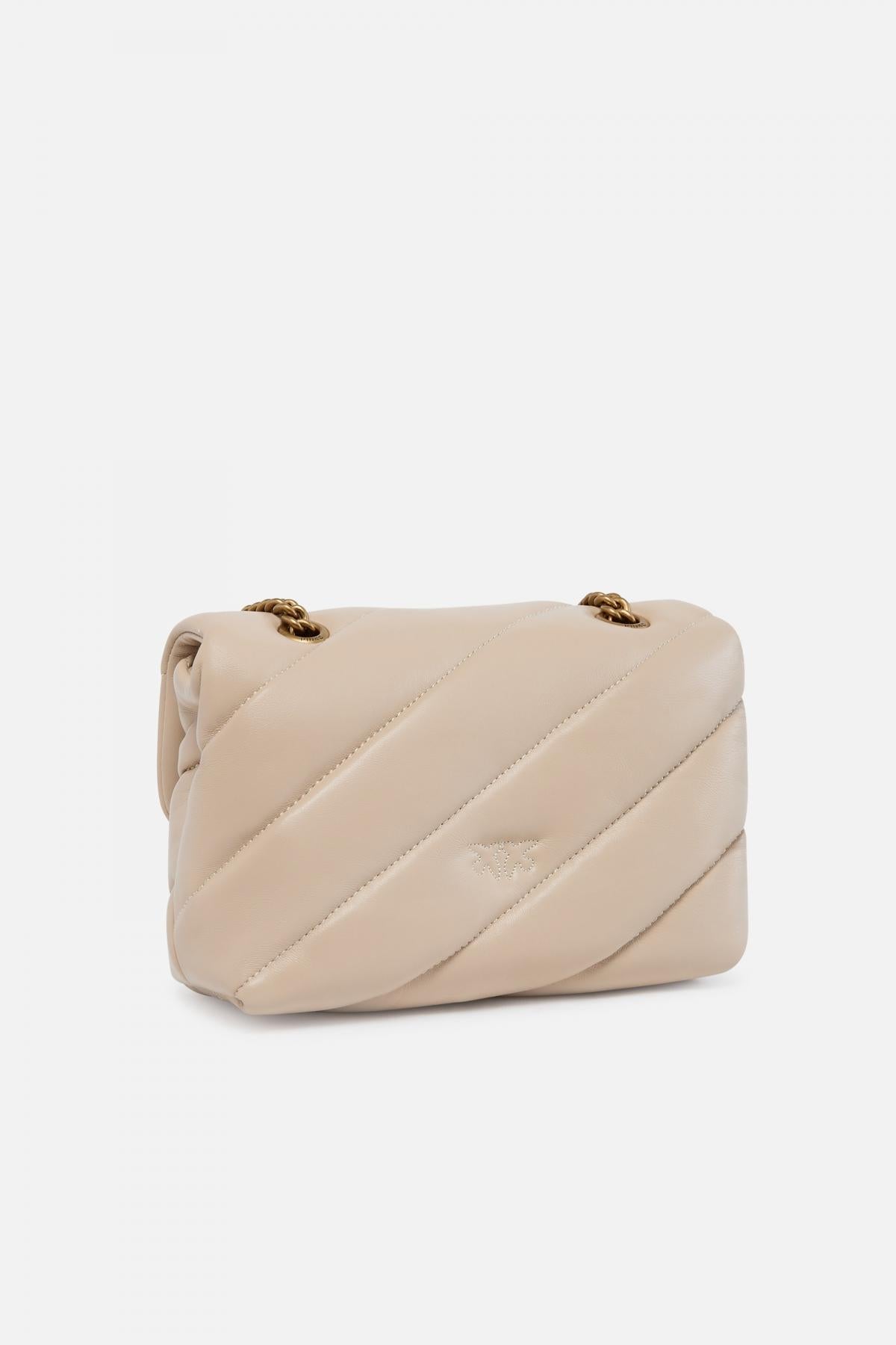 PINKO  LOVE MINI PUFF CL SHEEP en color BEIS  (2)
