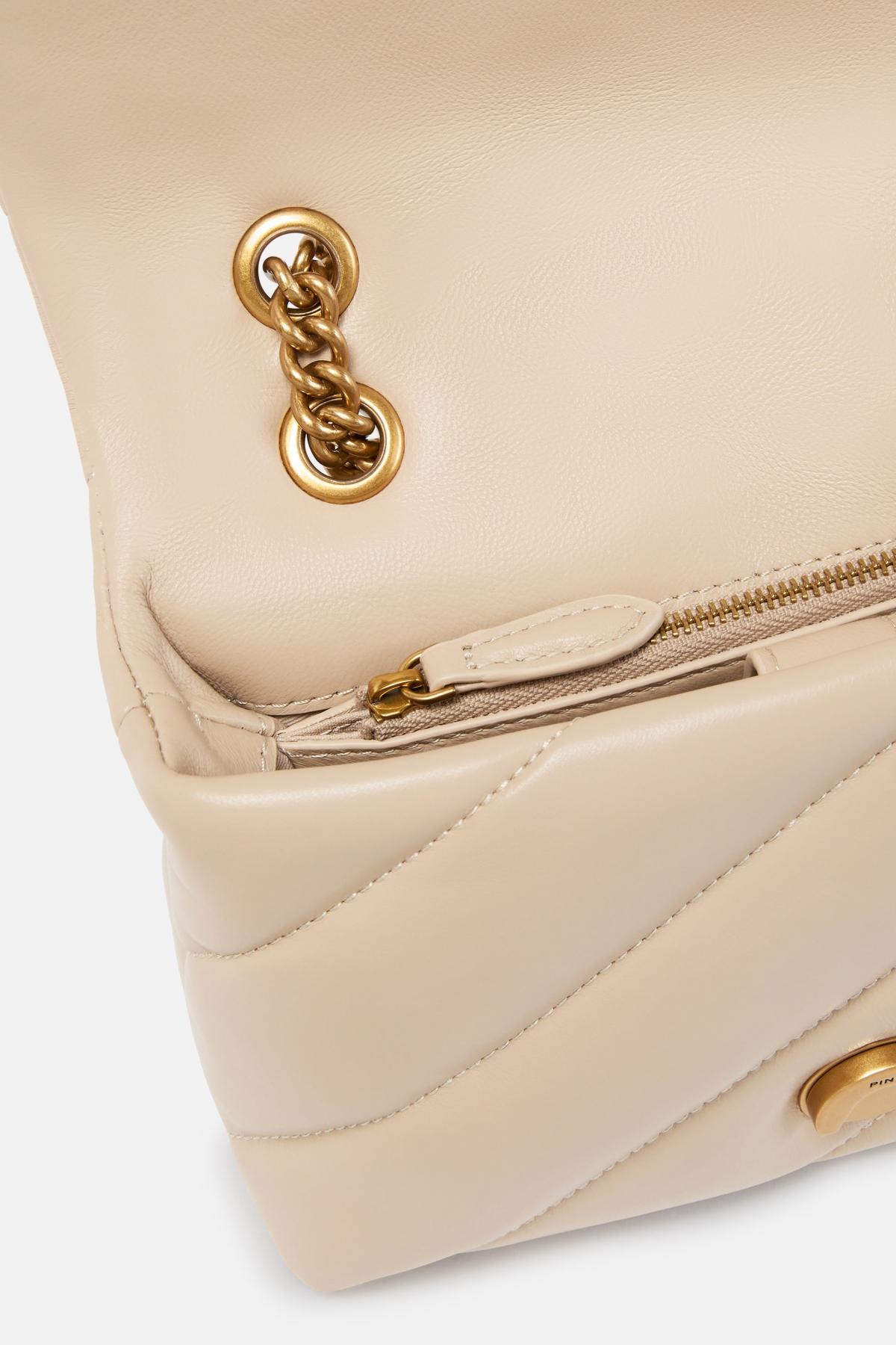 PINKO  LOVE MINI PUFF CL SHEEP en color BEIS  (4)
