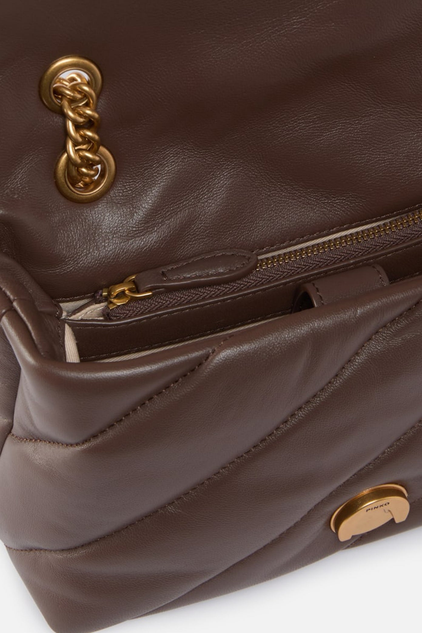 PINKO  LOVE MINI PUFF CL SHEEP en color MARRON  (3)