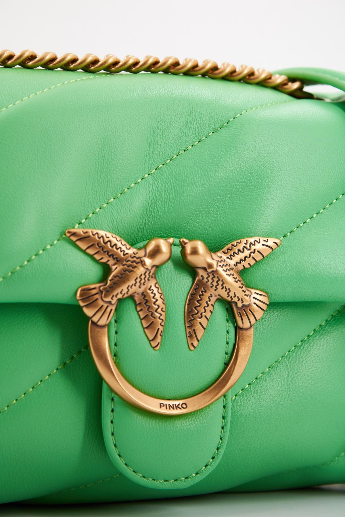 PINKO LOVE MINI PUFF CL SHEEP en color VERDE  (4)