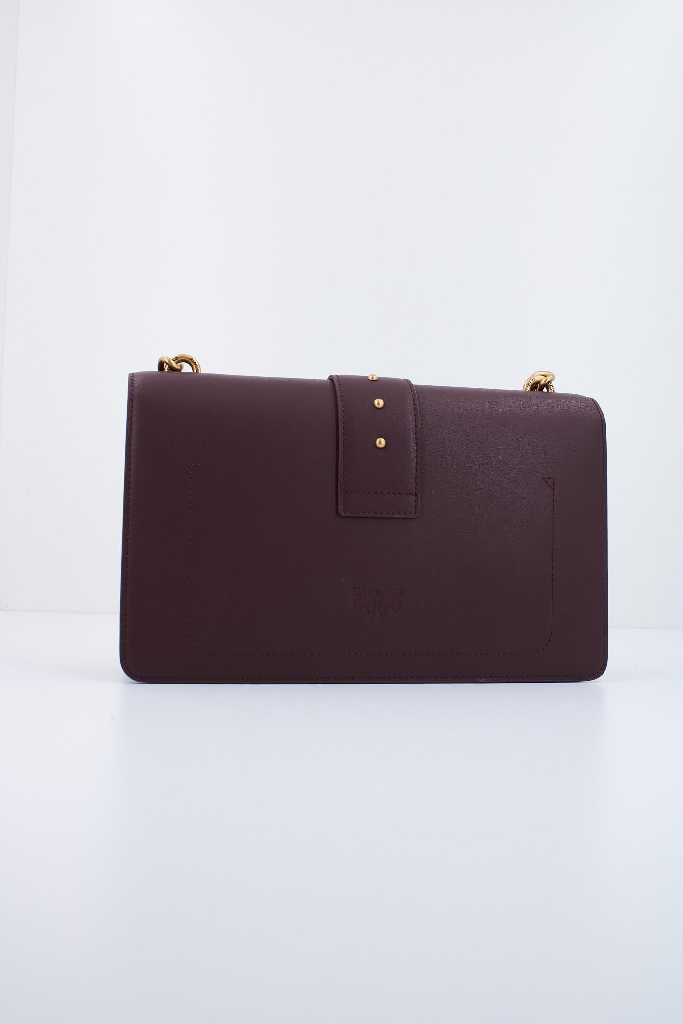 PINKO LOVE ONE CLASSIC C en color BURDEOS  (2)