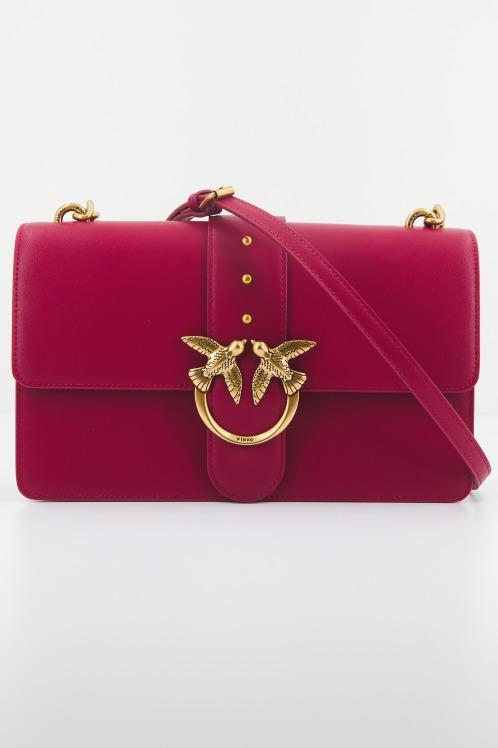 PINKO LOVE ONE CLASSIC CL VIT en color BURDEOS  (1)