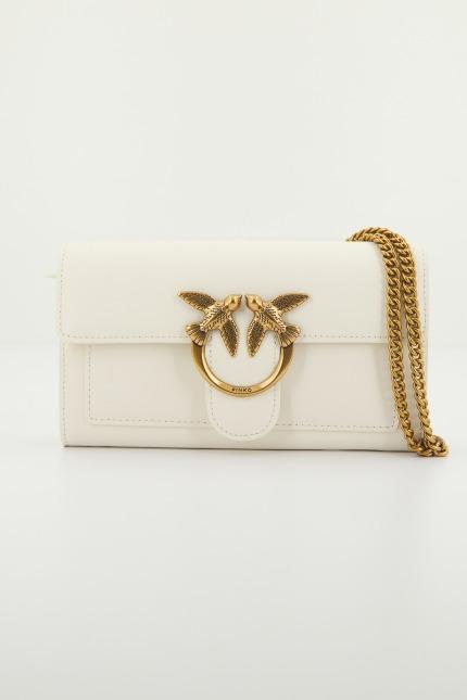 PINKO  LOVE ONE WALLET C VITEL en color BLANCO  (1)