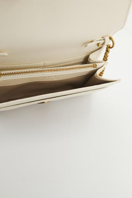 PINKO  LOVE ONE WALLET C VITEL en color BLANCO  (4)