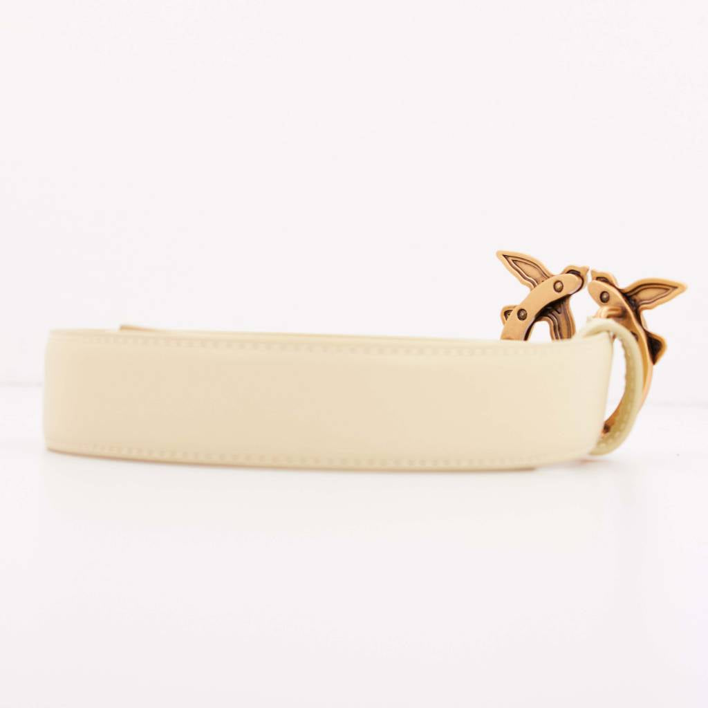 PINKO LOVE BERRY H BELT VITE en color BEIS  (5)