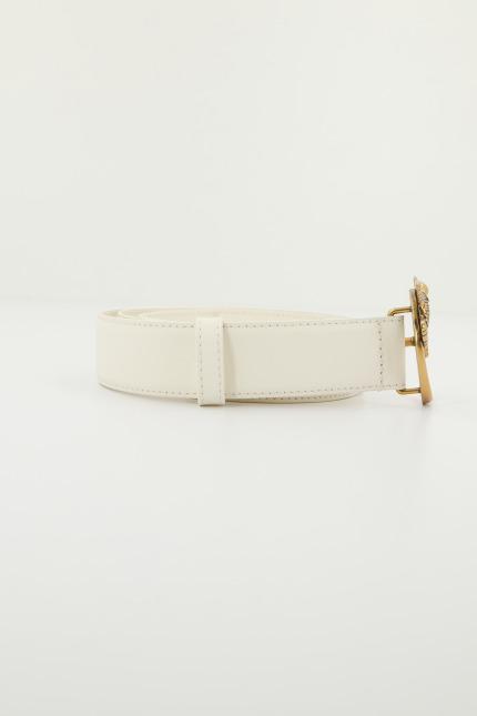 PINKO LOVE BERRY H BELT VITE en color BLANCO  (2)