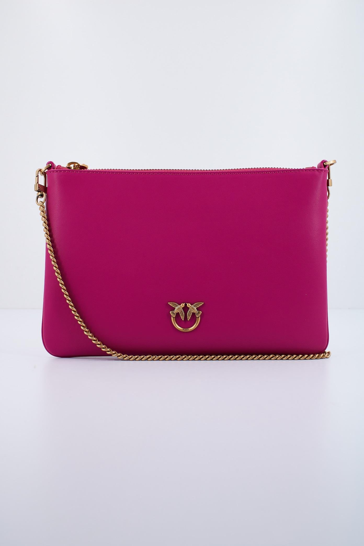 PINKO CLASSIC FLAT LOVE BAG SIMPLY en color ROSA  (1)