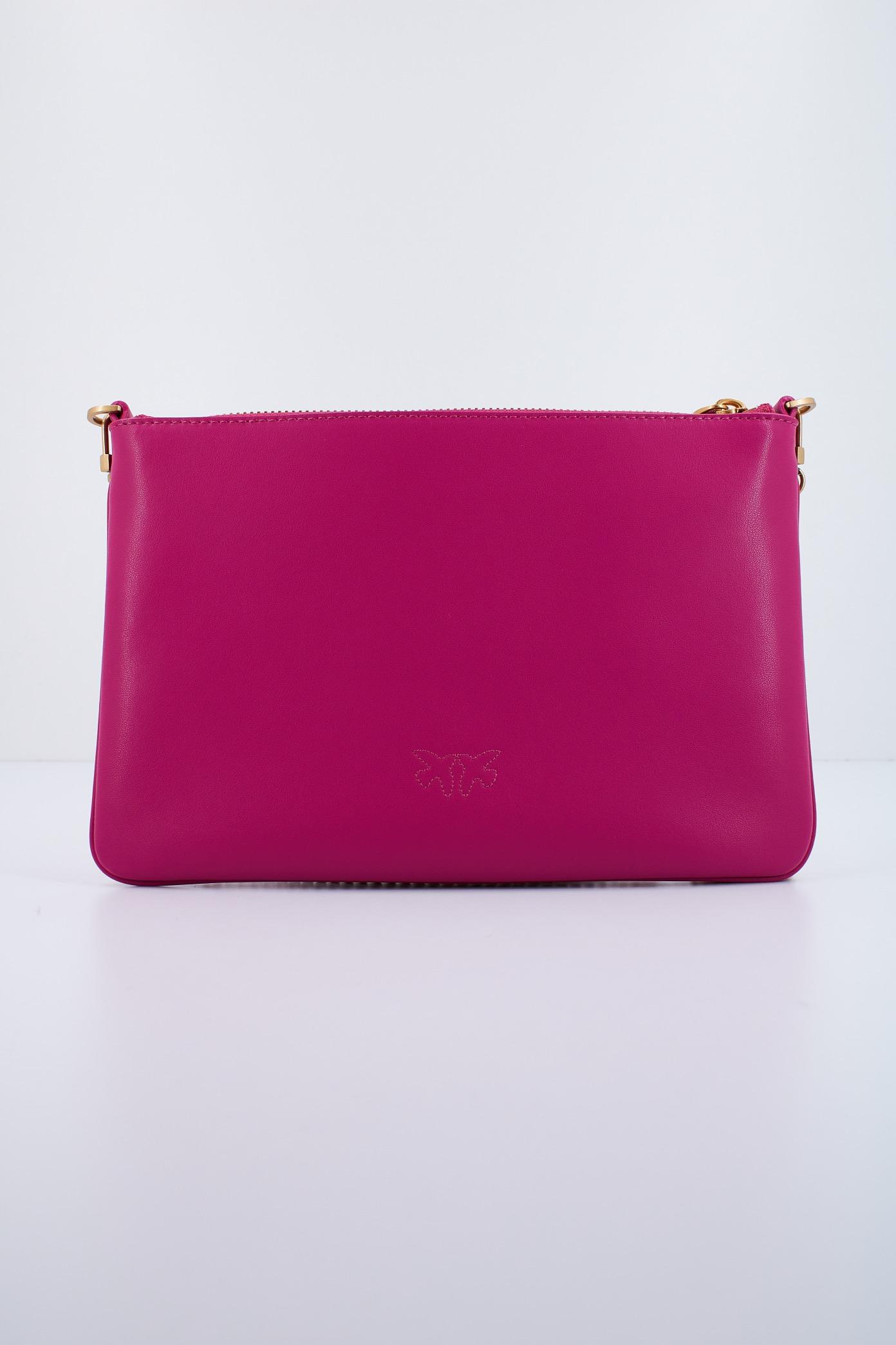 PINKO CLASSIC FLAT LOVE BAG SIMPLY en color ROSA  (2)