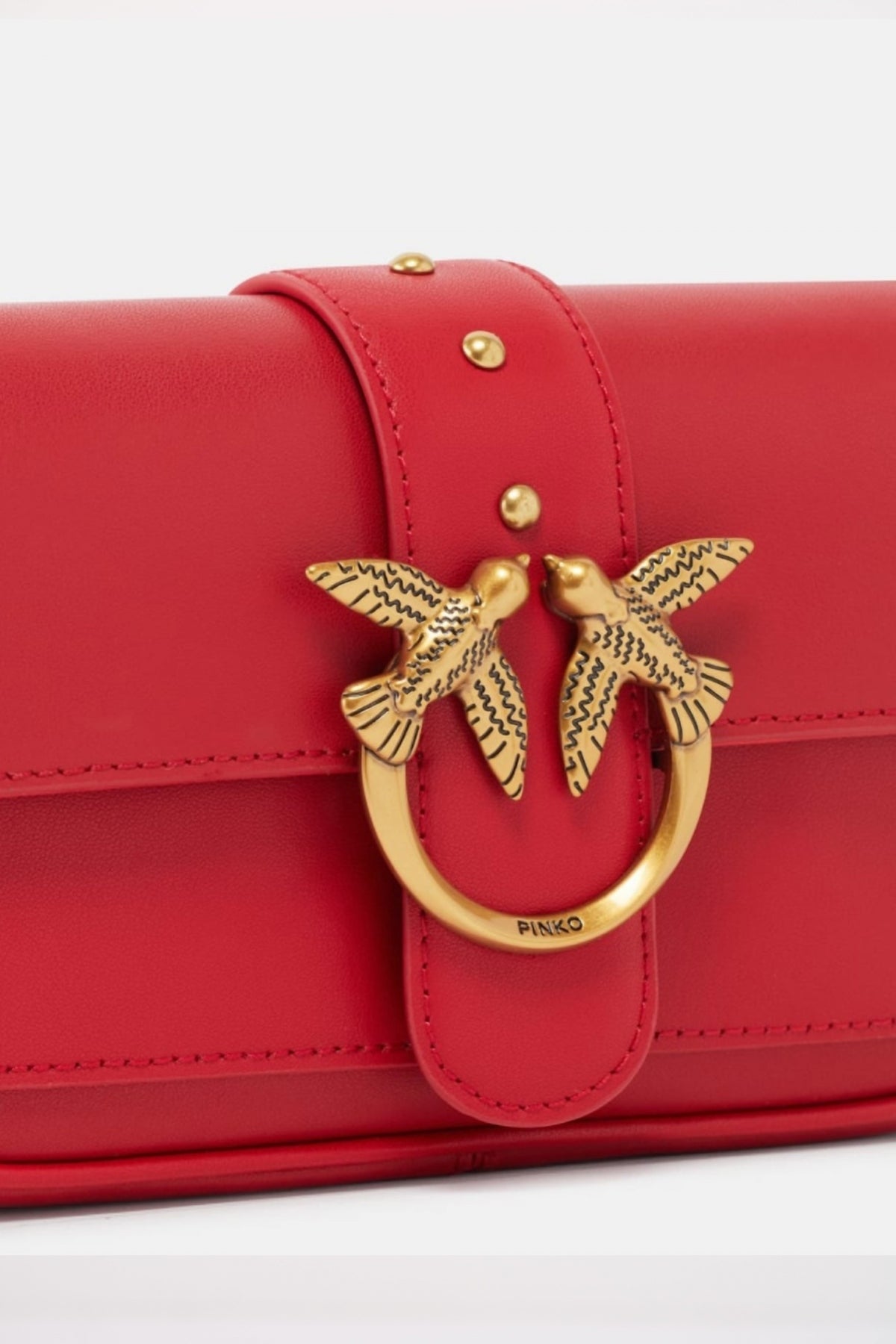 PINKO LOVE ONE POCKET C  en color ROJO  (3)