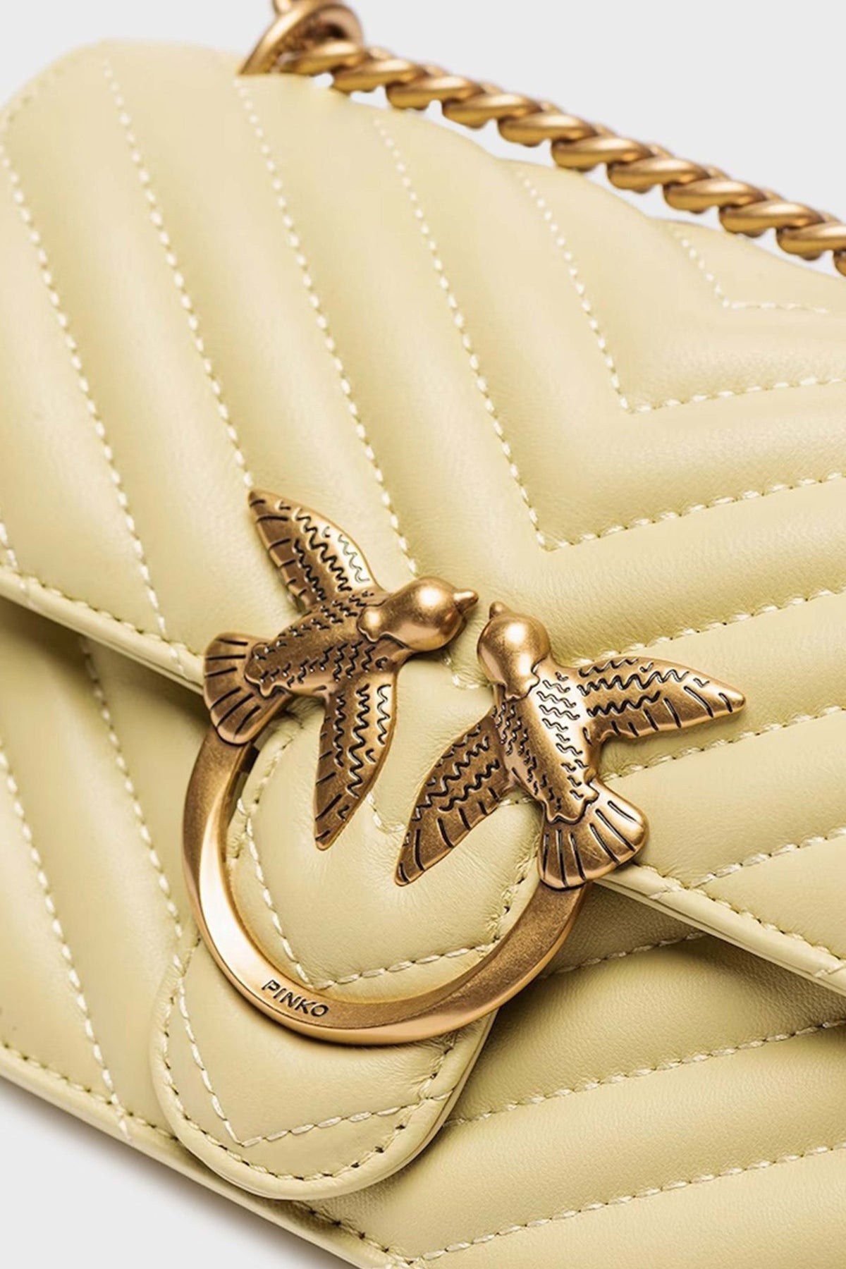 PINKO LOVE ONE MINI DC SHEEP en color AMARILLO  (3)
