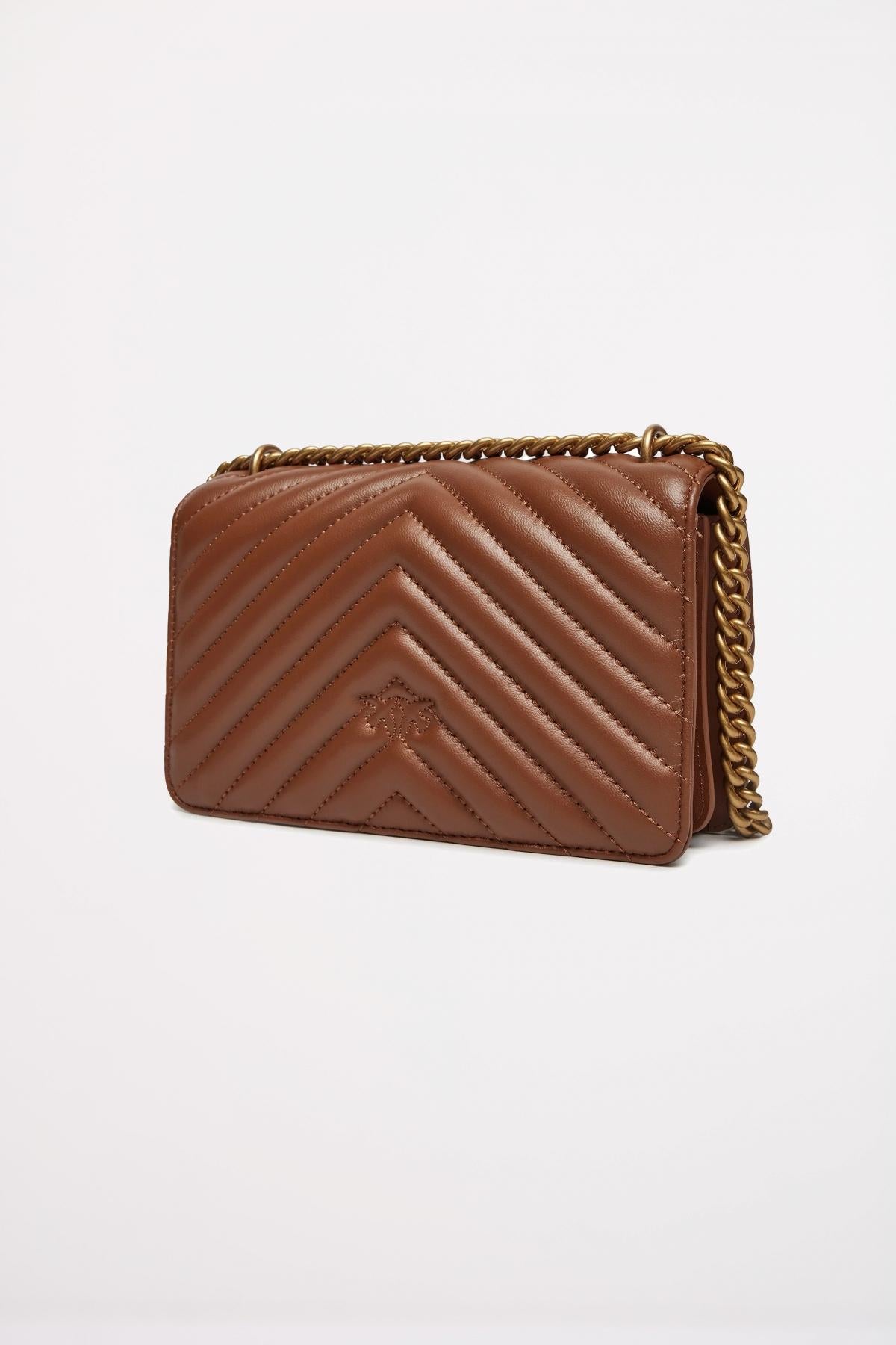 PINKO LOVE ONE MINI DC SHEEP en color MARRON  (2)