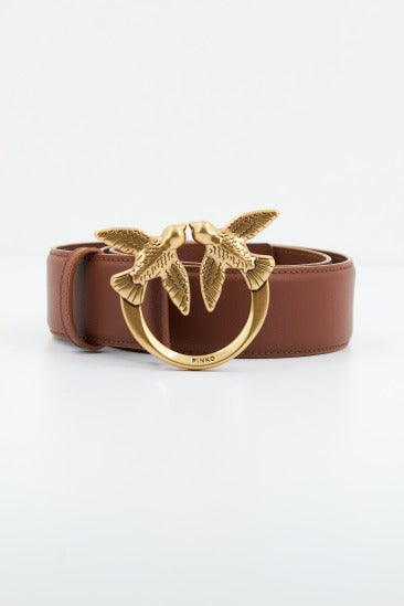 PINKO LOVE BERRY H BELT VITE en color MARRON  (1)