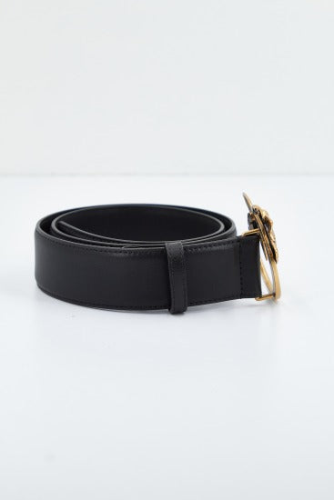 PINKO LOVE BERRY H BELT VITE en color NEGRO  (2)